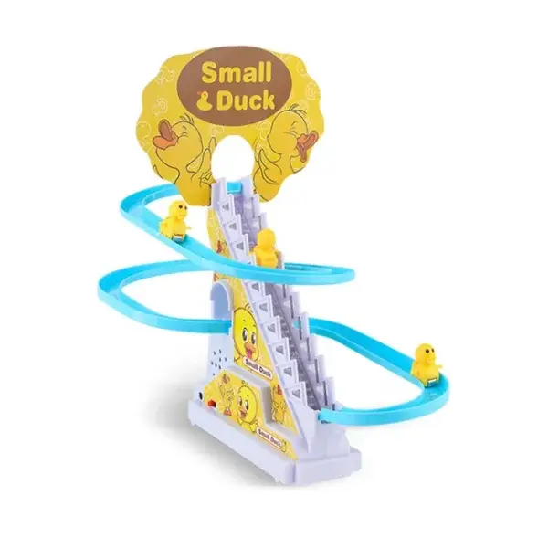 small-duck-climbing-stairs-toy-diy-racing-track-toy-music-duck-roller-coasterrandom-color - 2.webp