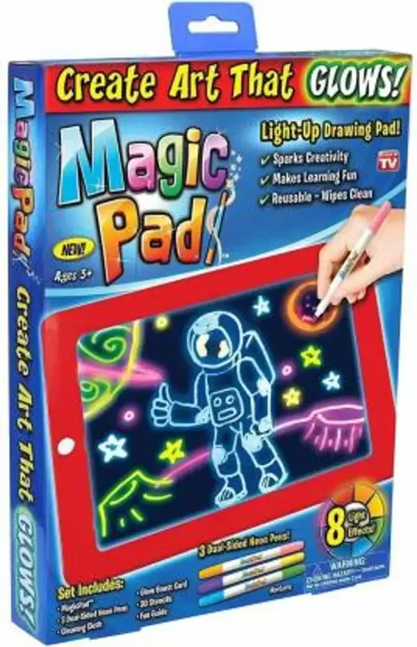 magic-pad-create-art-that-glows-light-up-led-board-draw-for-sketch-create-doodle-write-learning-tablet - 1.webp