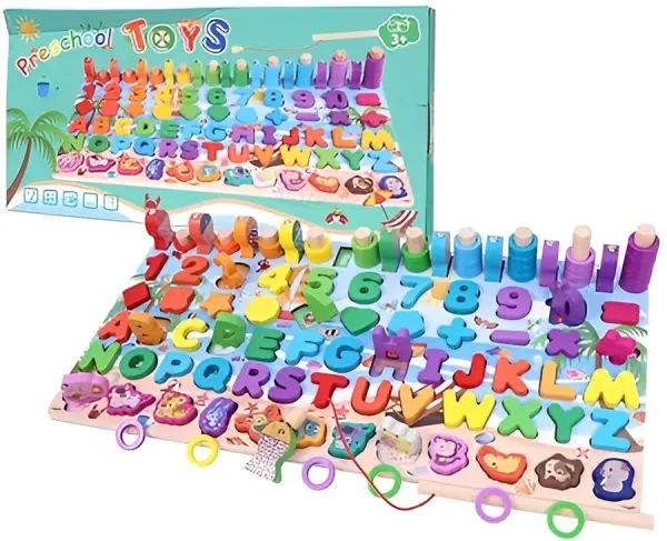wooden-puzzle-sorting-learning-board-toys-abc-numbers-shapes-abacus-fish-picking-activity-and-animals-preschool-education-montessori-toys - 2.webp