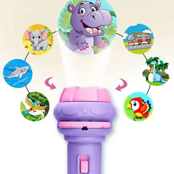 Mini Flashlight Projector-Baby Projector Torch