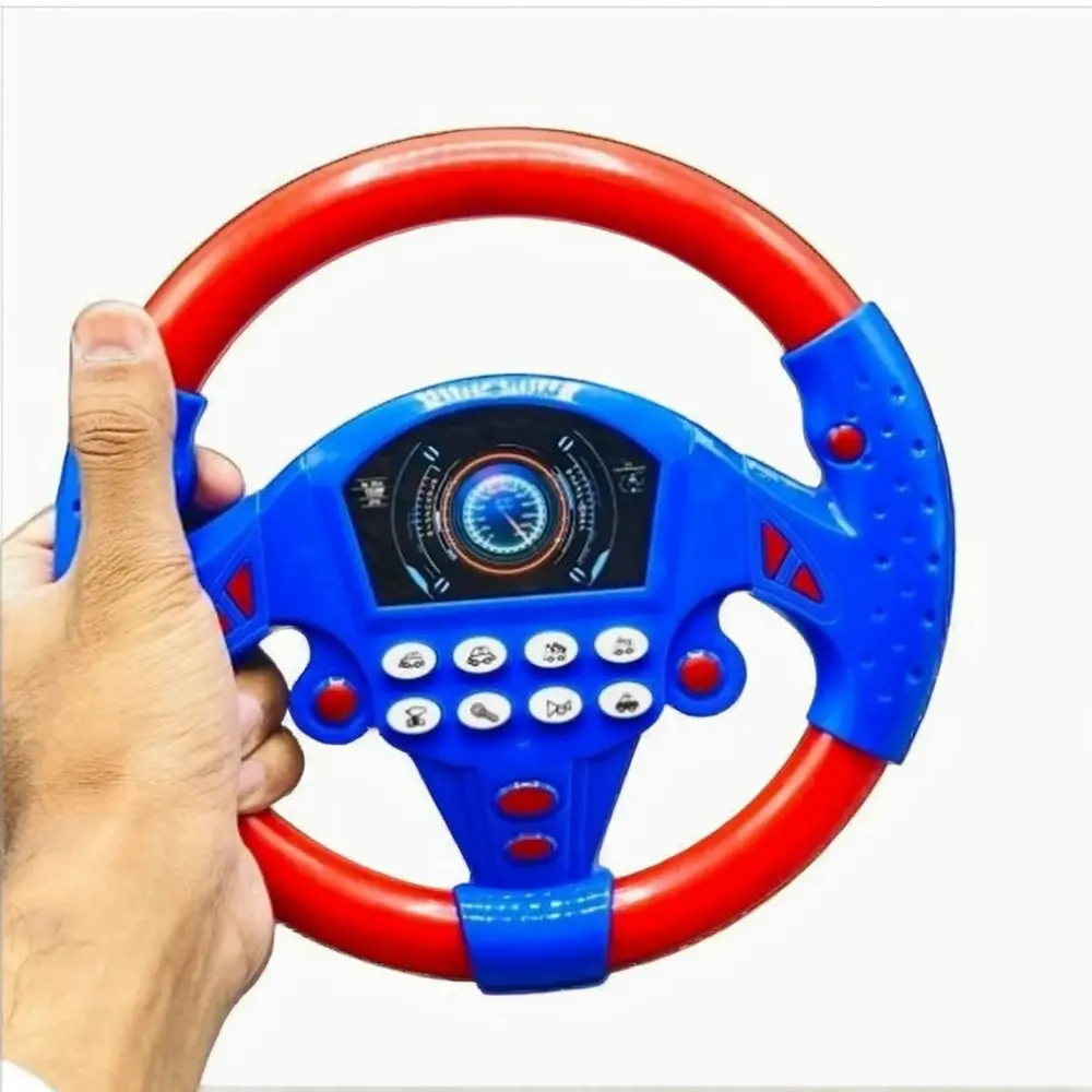 Car Driving Simulation Steering Wheel Toy For Kids Learning 