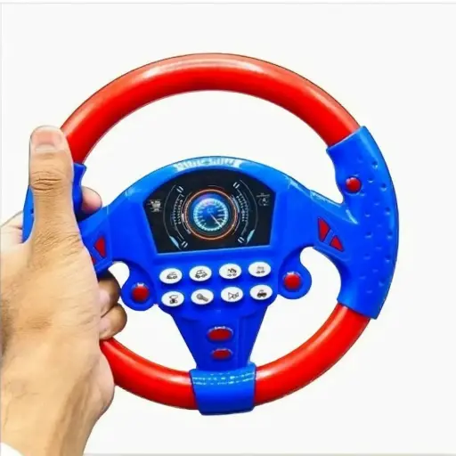 Car Driving Simulation Steering Wheel Toy For Kids Learning 