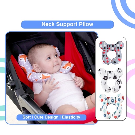 [Shopping Bag] Infant Head And Neck Support Pillow | Protective Travel Pillow For Newborn Children | U Shape Head Rest Cushion For Kids